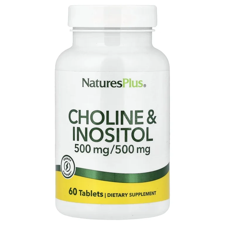 NaturesPlus, Холин и инозитол, 60 таблеток