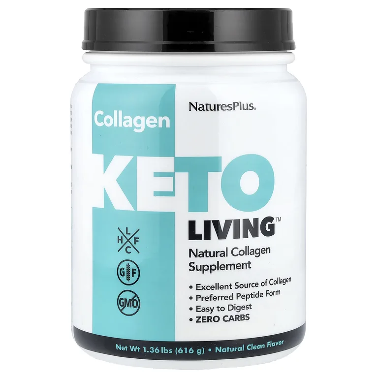 NaturesPlus, KetoLiving ™, натуральный коллаген, 616 г (1,36 фунта)