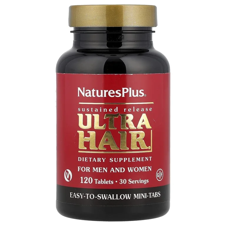 NaturesPlus, комплекс для волос, для мужчин и женщин, 120 таблеток