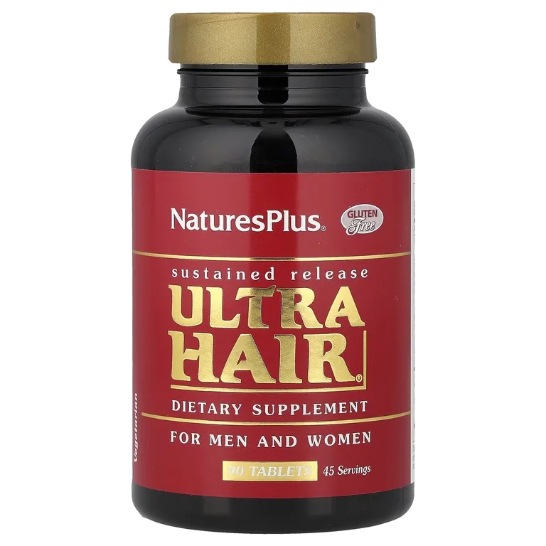NaturesPlus, комплекс для здоровья волос для мужчин и женщин, 90 таблеток