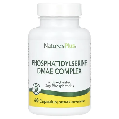 NaturesPlus, комплекс фосфатидилсерина и ДМАЭ, 60 капсул