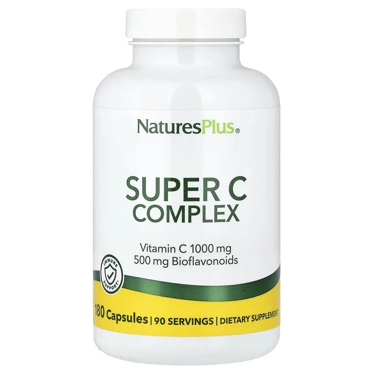 NaturesPlus, комплекс с витамином C, 180 капсул