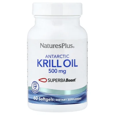 NaturesPlus, масло антарктического криля, 500 мг, 60 капсул