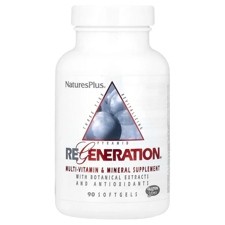NaturesPlus, мультивитаминная и минеральная добавка, 90 желатиновых капсул
