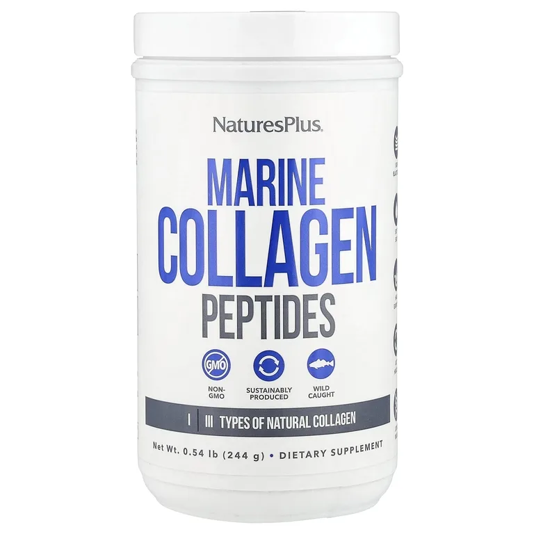 NaturesPlus, пептиды морского коллагена, 244 г (0,54 фунта)