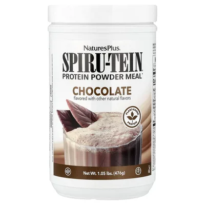 NaturesPlus, Spiru-Tein®, протеиновый порошок, со вкусом шоколада, 476 г (1,05 фунта)