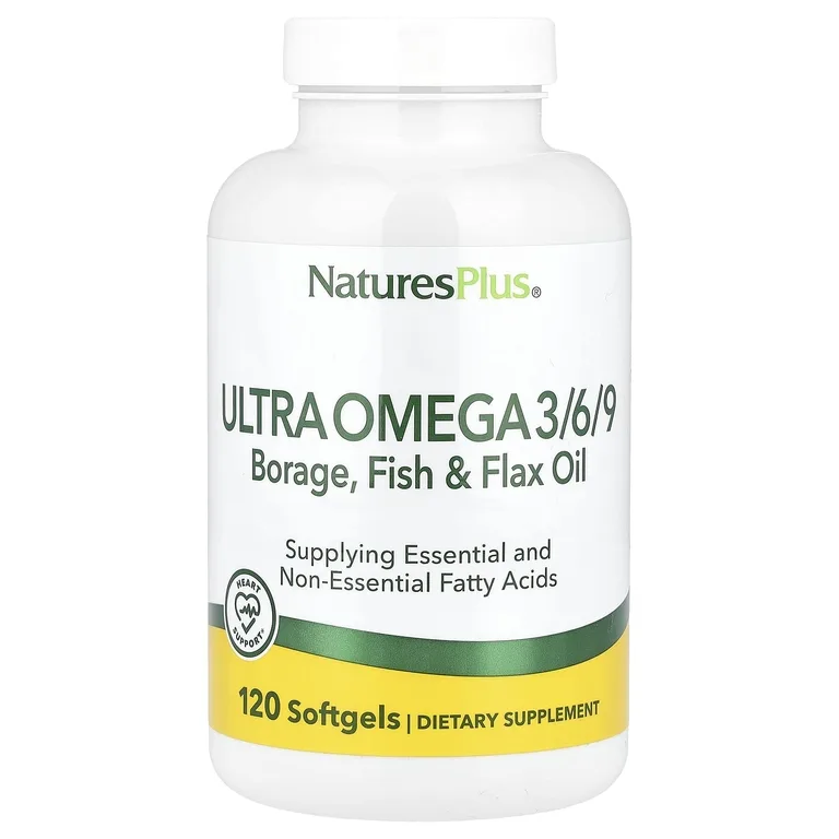 NaturesPlus, Ультра омега 3/6/9, 120 капсул
