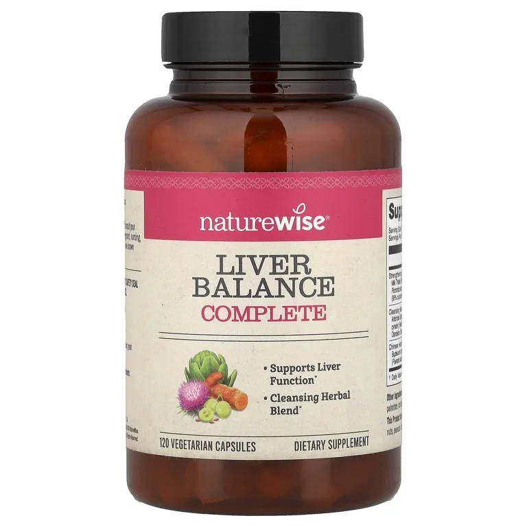 NatureWise, Liver Balance Complete, 120 вегетарианских капсул