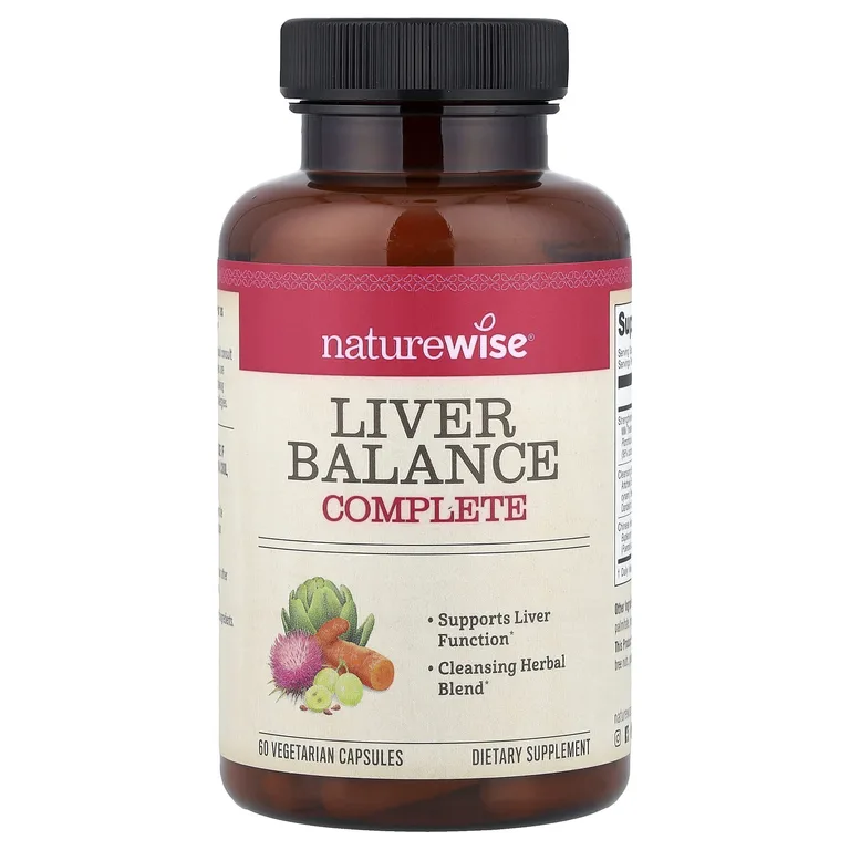 NatureWise, Liver Balance Complete, 60 вегетарианских капсул