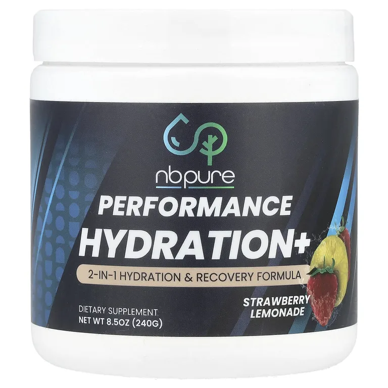 NB Pure, Performance Hydration+, клубничный лимонад, 240 г (8,5 унции)