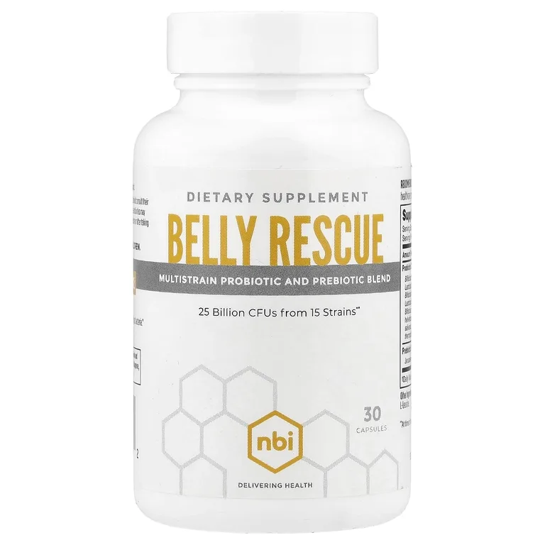 NBI Health, Belly Rescue, средство для живота, 30 капсул