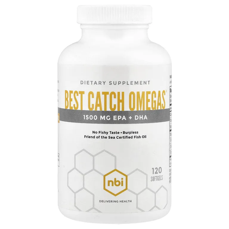 NBI Health, Best Catch Omegas®, 120 капсул