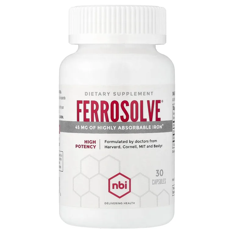 NBI Health, Ferrosolve®, 30 капсул