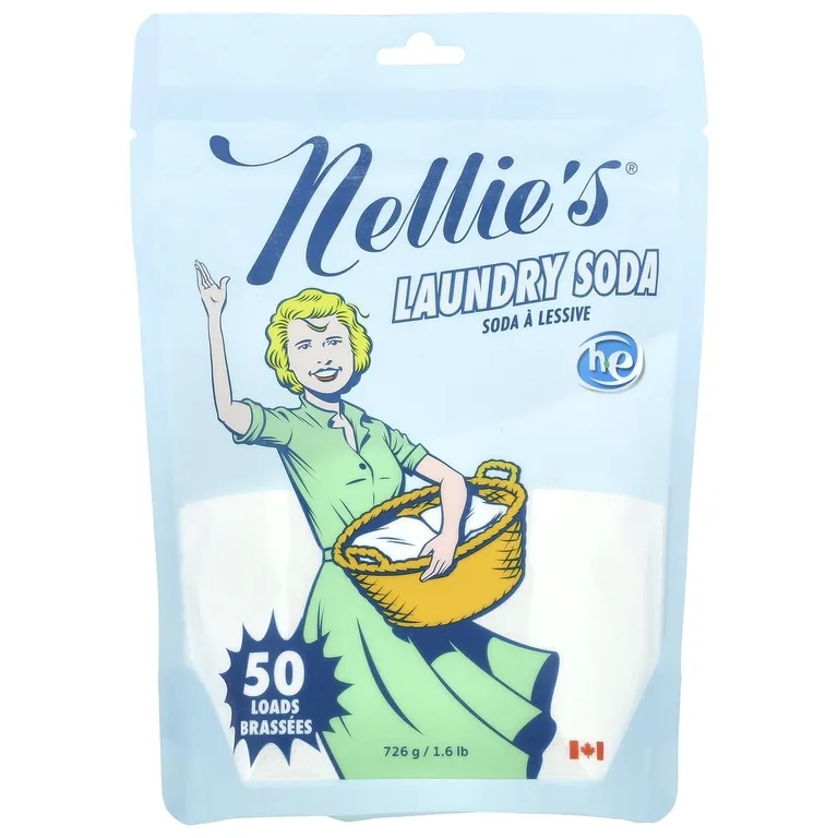 Nellie's, Сода для стирки, без отдушек, 50 порций, 726 г (1,6 фунта)