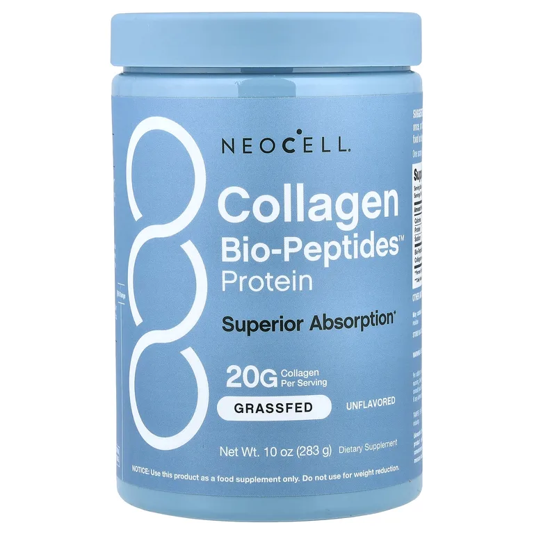 NeoCell, протеин Collagen Bio-Peptides™, без добавок, 283 г (10 унций)