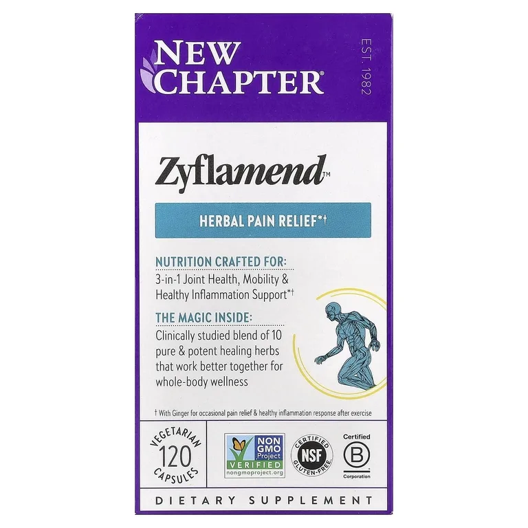 New Chapter, Средство для здоровья суставов, 120 вегетарианских капсул