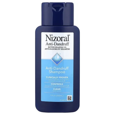 Nizoral, шампунь против перхоти, очищающий, 200 мл (7 жидк. унций)