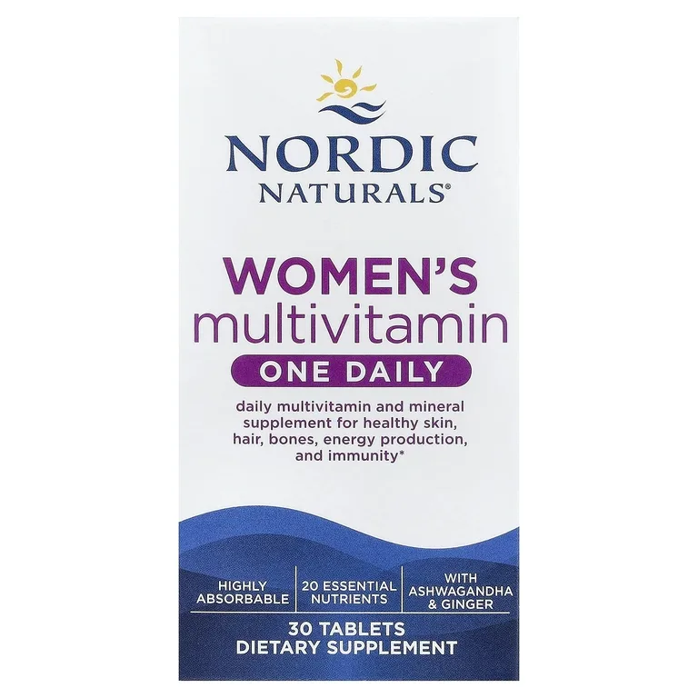 Nordic Naturals, Мультивитамины для женщин, 1 раз в день, 30 таблеток