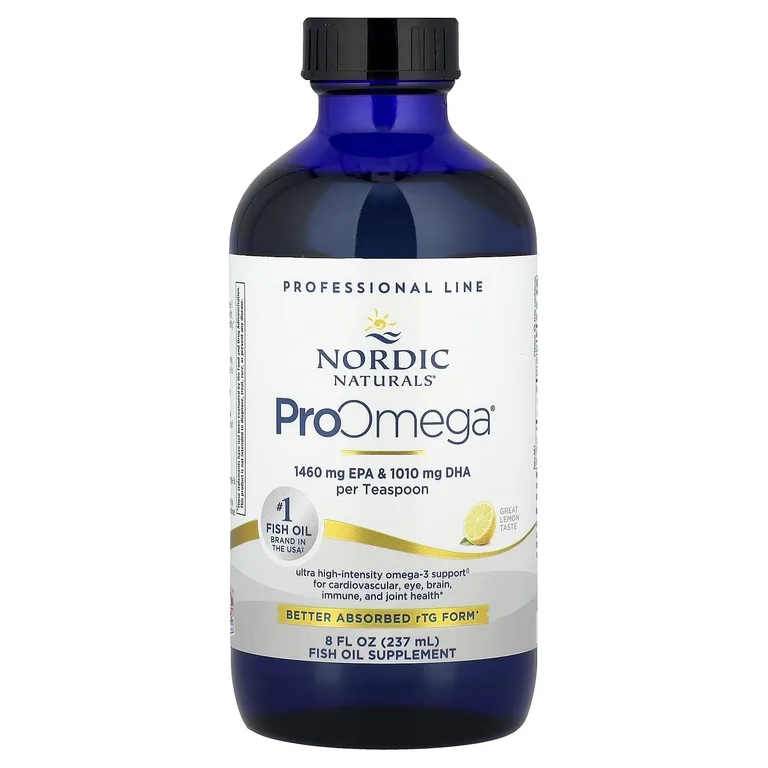 Nordic Naturals, омега-3, лимон, 2840 мг, 237 мл (8 жидк. Унций)
