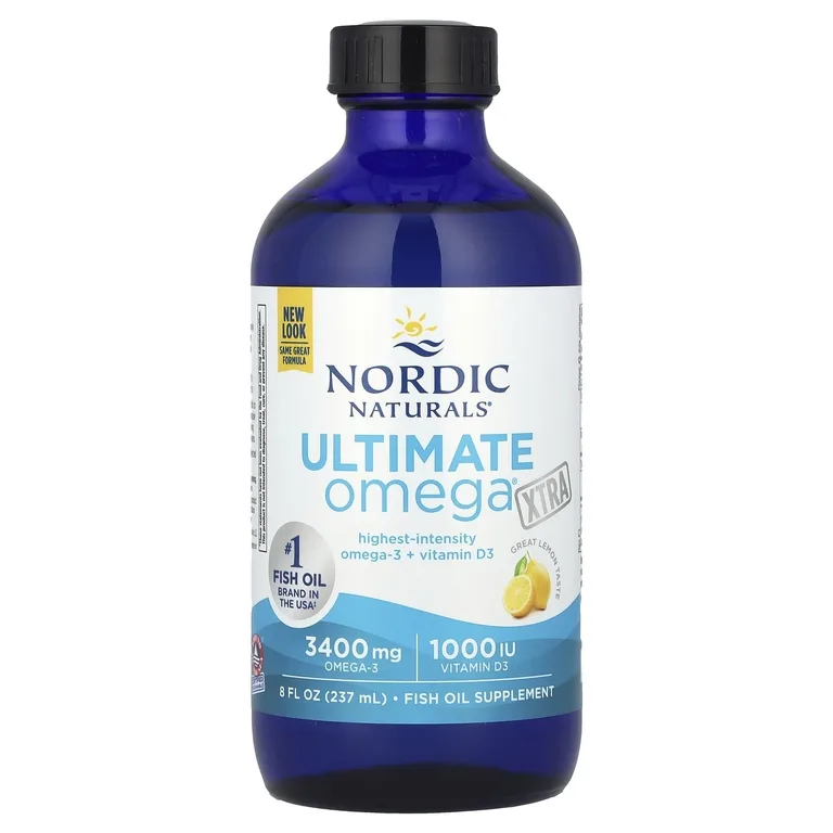 Nordic Naturals, омега-3, лимон, 8 жидких унций (237 мл)