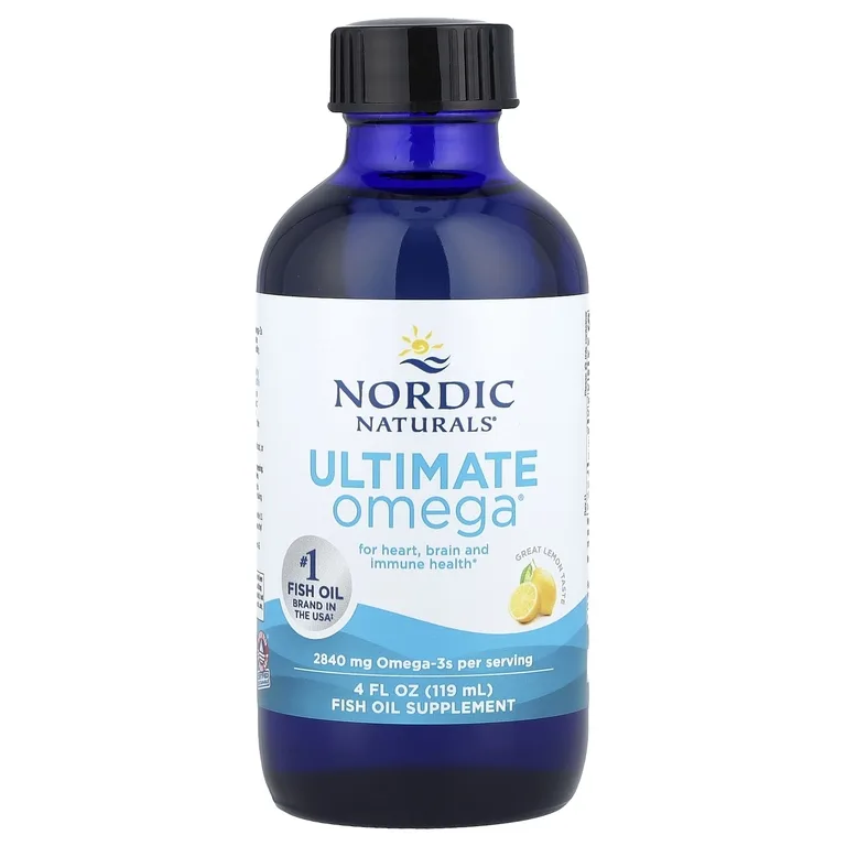 Nordic Naturals, Омега-3, с лимонным вкусом, 119 мл (4 жидкие унции)
