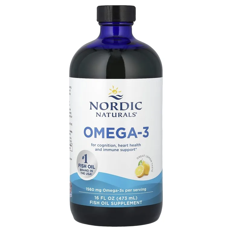 Nordic Naturals, Омега-3 со вкусом лимона, 1,560 мг, 473 мл (16 жидк. унций)