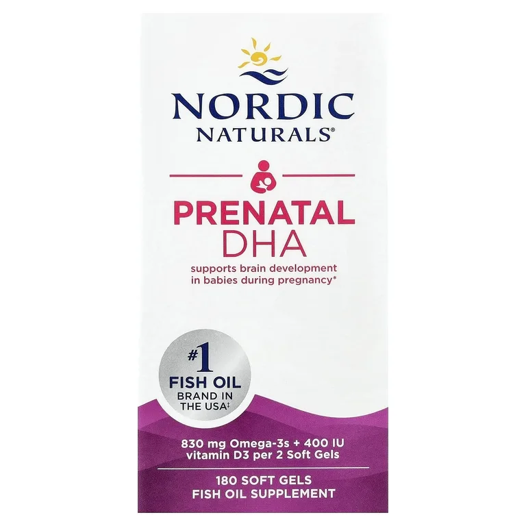 Nordic Naturals, пренатальная ДГК, 180 капсул