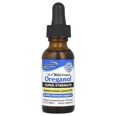 North American Herb & Spice, экстракт дикого орегано, суперсила, 30 мл (1 жидк. унц.)