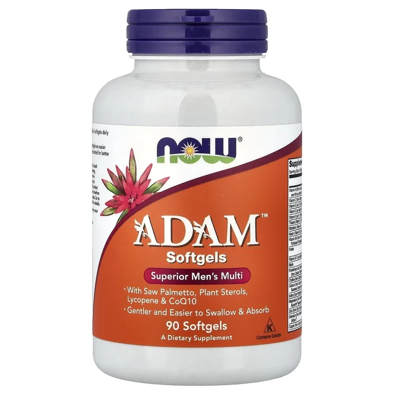 NOW Foods, АДАМ, улучшенные мультивитамины для мужчин, 90 капсул