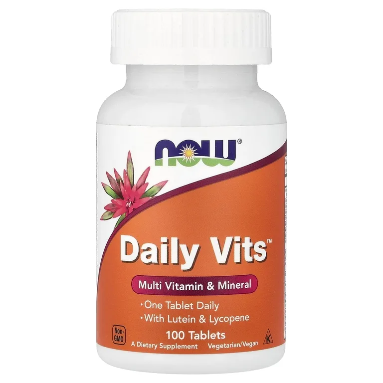 NOW Foods, Daily Vits™, мультивитамины и минералы, 100 таблеток