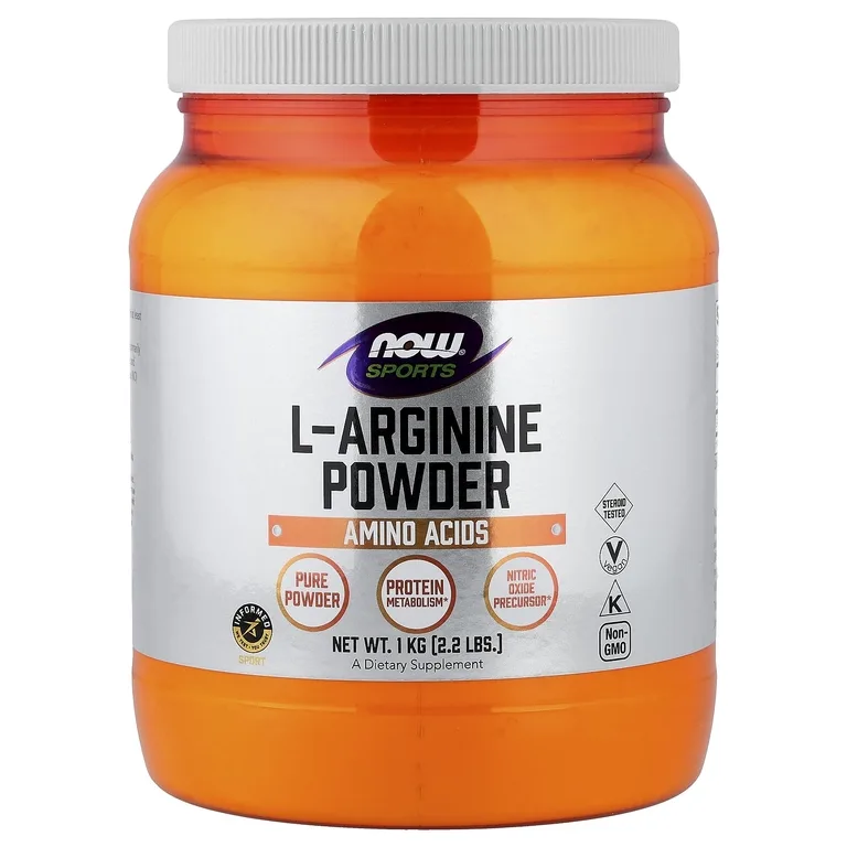 NOW Foods, Для спортсменов, порошок L-аргинина, 1 кг (2,2 фунта)