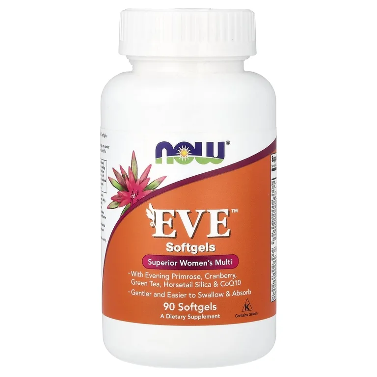NOW Foods, EVE™, мультивитамины повышенной эффективности для женщин, 90 капсул