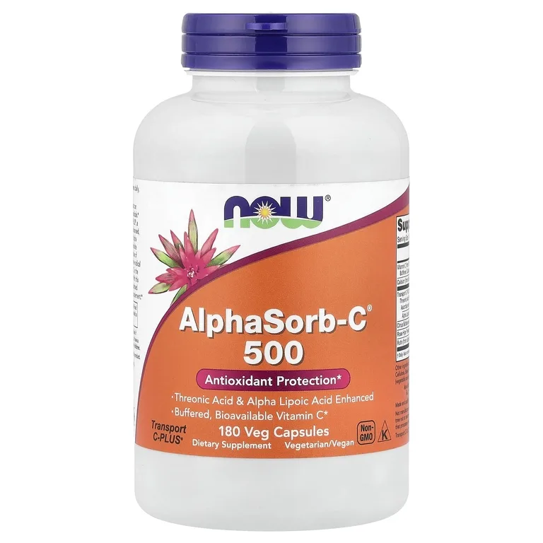 NOW Foods, комплекс для антиоксидантной защиты с витамином С, 180 растительных капсул