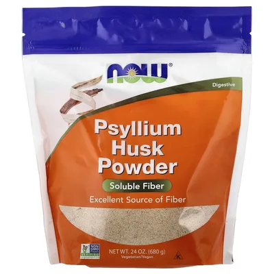 NOW Foods, порошок из шелухи семян подорожника, 680 г (24 унции)