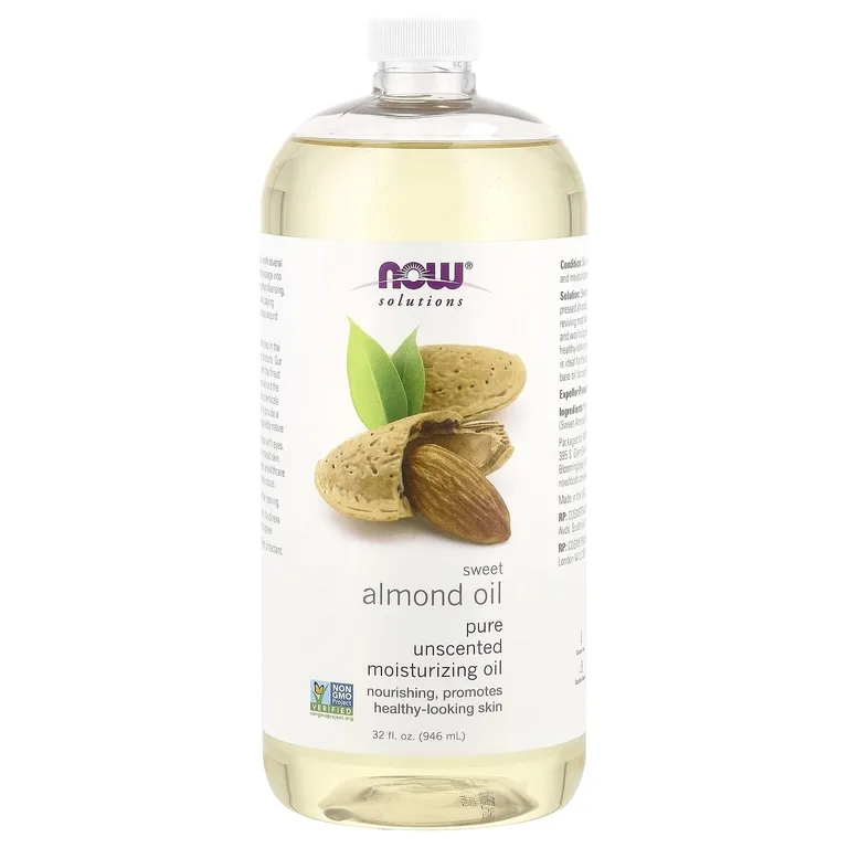 NOW Foods, Solutions, масло сладкого миндаля, без запаха, 946 мл (32 жидк. Унции)