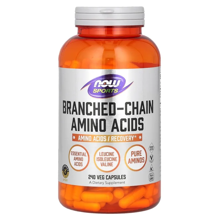 NOW Foods, Спорт, аминокислоты с разветвленными цепями, 240 капсул