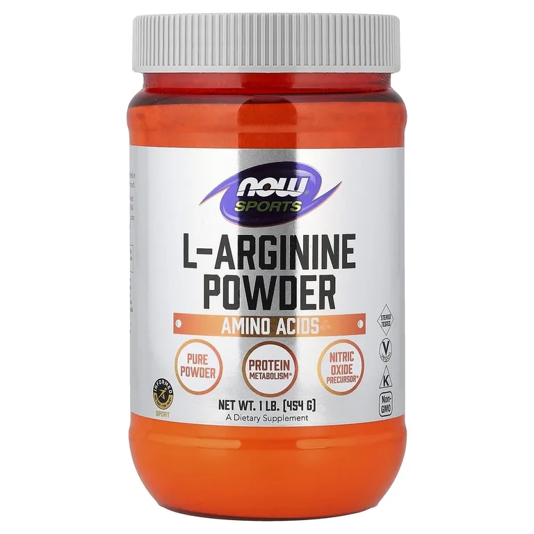 NOW Foods, Спорт, L-аргинин, порошок, 454 г (1 фунт)