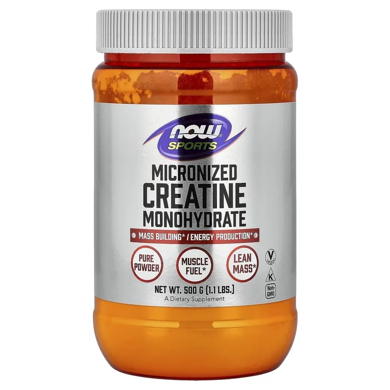 NOW Foods, Спорт, микронизированный моногидрат креатина, 500 г (1,1 фунта)