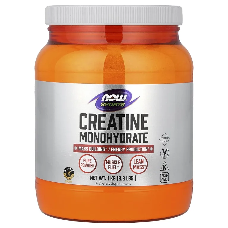 NOW Foods, Спорт, моногидрат креатина, 1 кг (2,2 фунта)