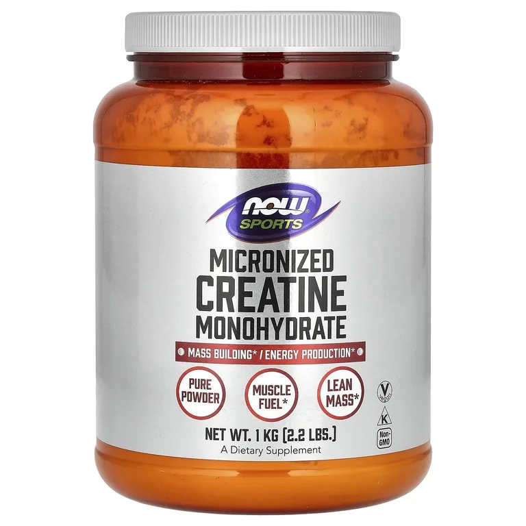 NOW Foods, Sports, микронизированный моногидрат креатина, 1 кг (2,2 фунта)