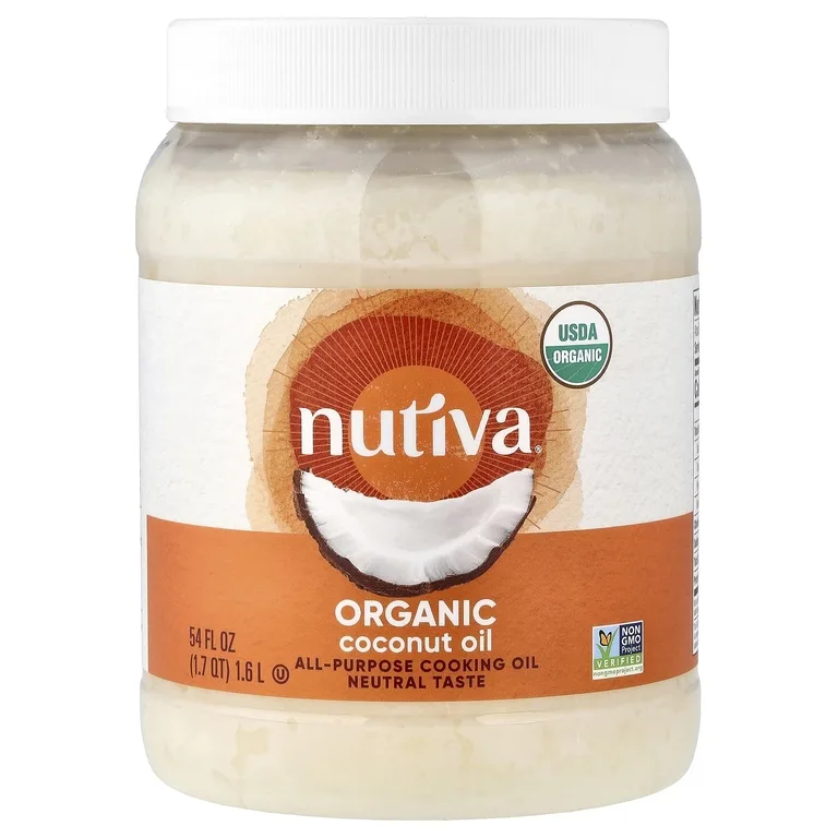 Nutiva, органическое универсальное масло для готовки, кокосовое масло, 1,6 л (54 жидк. унции)