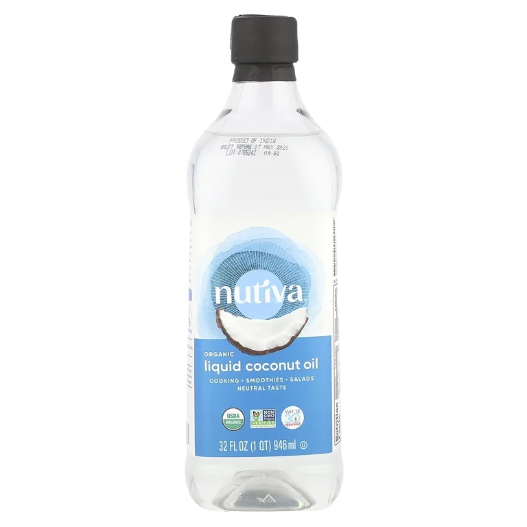 Nutiva, жидкое органическое кокосовое масло, 946 мл (32 жидк. унции)