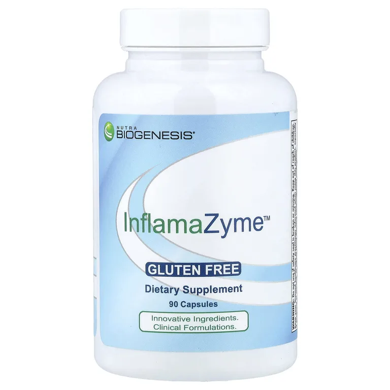 Nutra BioGenesis, InflamaZyme, 90 капсул