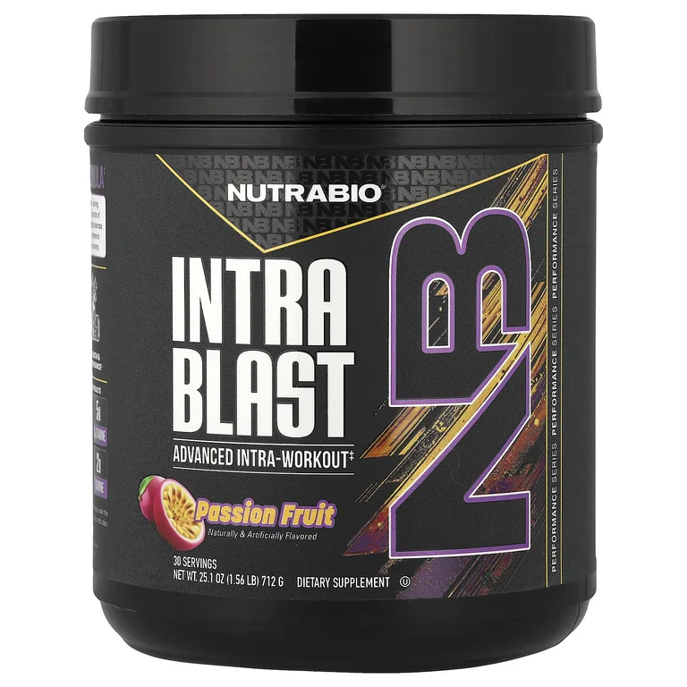 NutraBio, добавка во время тренировки, со вкусом маракуйи, 712 г (1,56 фунта)