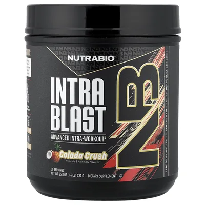 NutraBio, Intra Blast, усовершенствованная добавка во время тренировки, Colada Crus, 732 г (1,6 фунта)