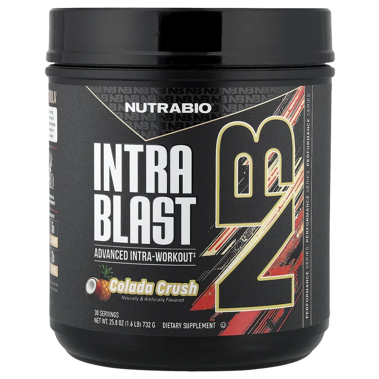 NutraBio, Intra Blast, усовершенствованная добавка во время тренировки, Colada Crus, 732 г (1,6 фунта)