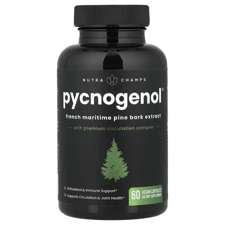 NutraChamps, Pycnogenol®, 60 веганских капсул