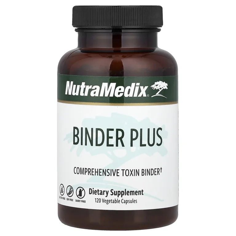 NutraMedix, Binder Plus, 120 растительных капсул
