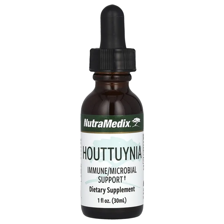 NutraMedix, Houttuynia, поддержка иммунитета и микробов, 30 мл (1 жидк. унц.)