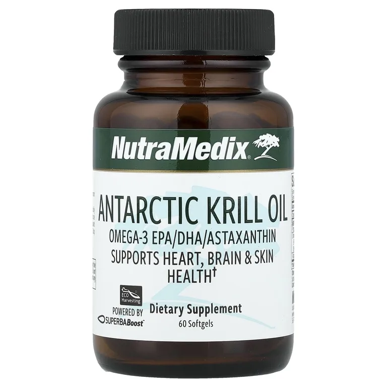NutraMedix, масло антарктического криля, 60 мягких таблеток